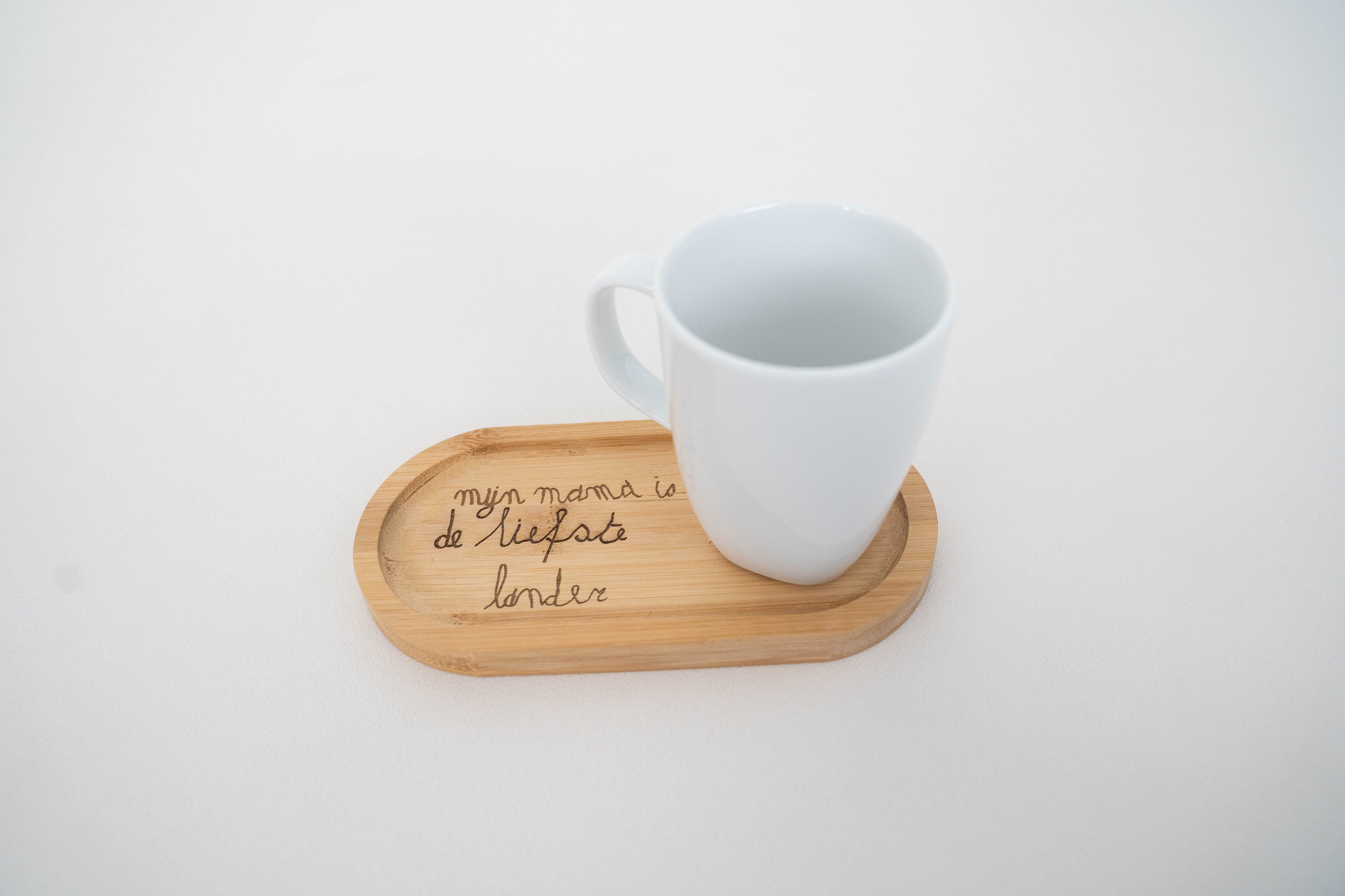 Koffieplankje/theeplankje/juwelenschaaltje/sleutelplankje