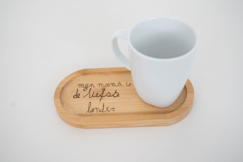 Koffieplankje/theeplankje/juwelenschaaltje/sleutelplankje