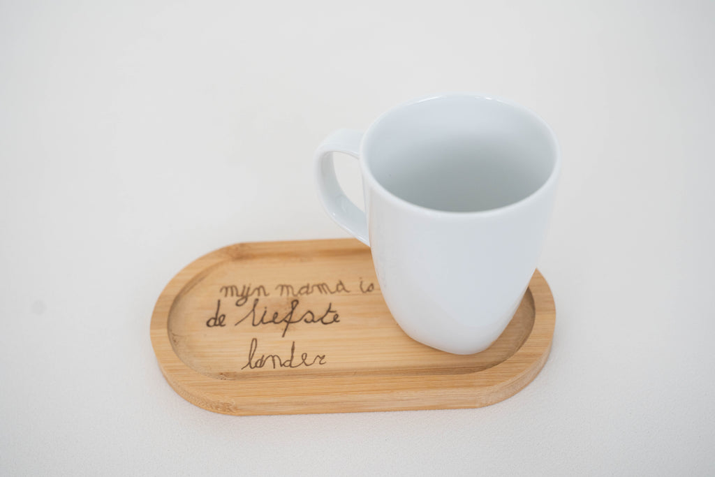 Koffieplankje/theeplankje/juwelenschaaltje/sleutelplankje
