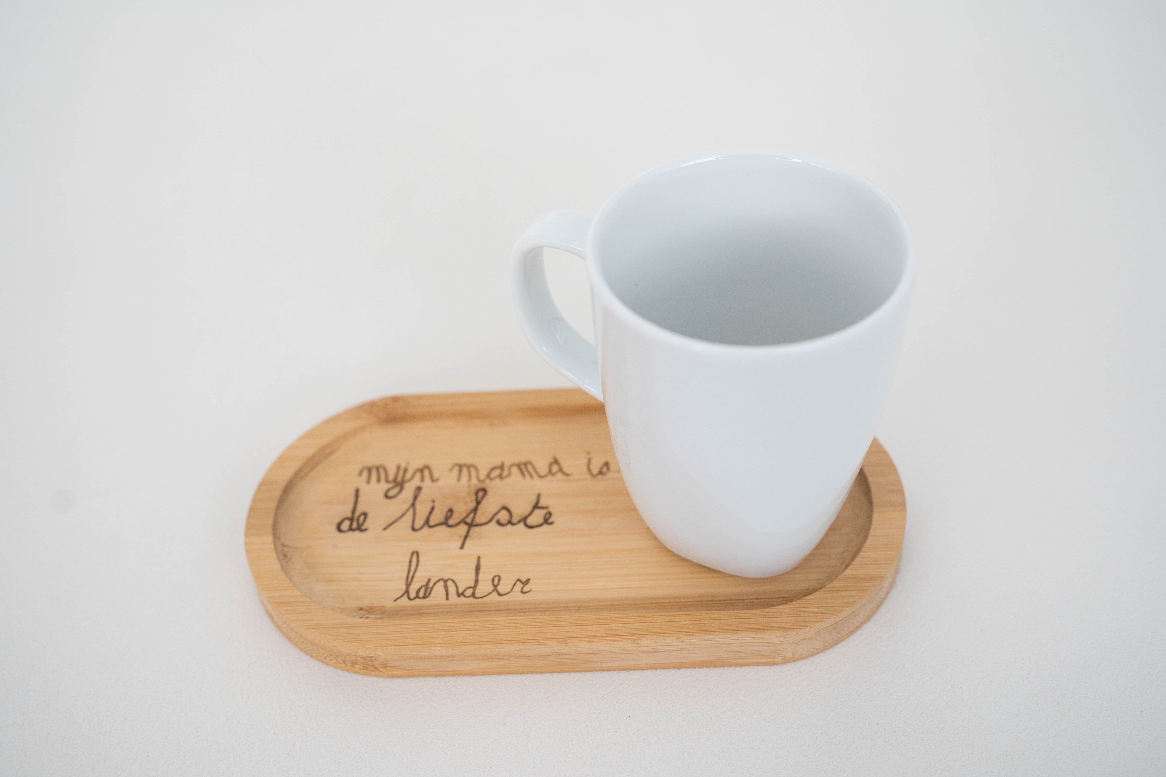 Koffieplankje/theeplankje/juwelenschaaltje/sleutelplankje