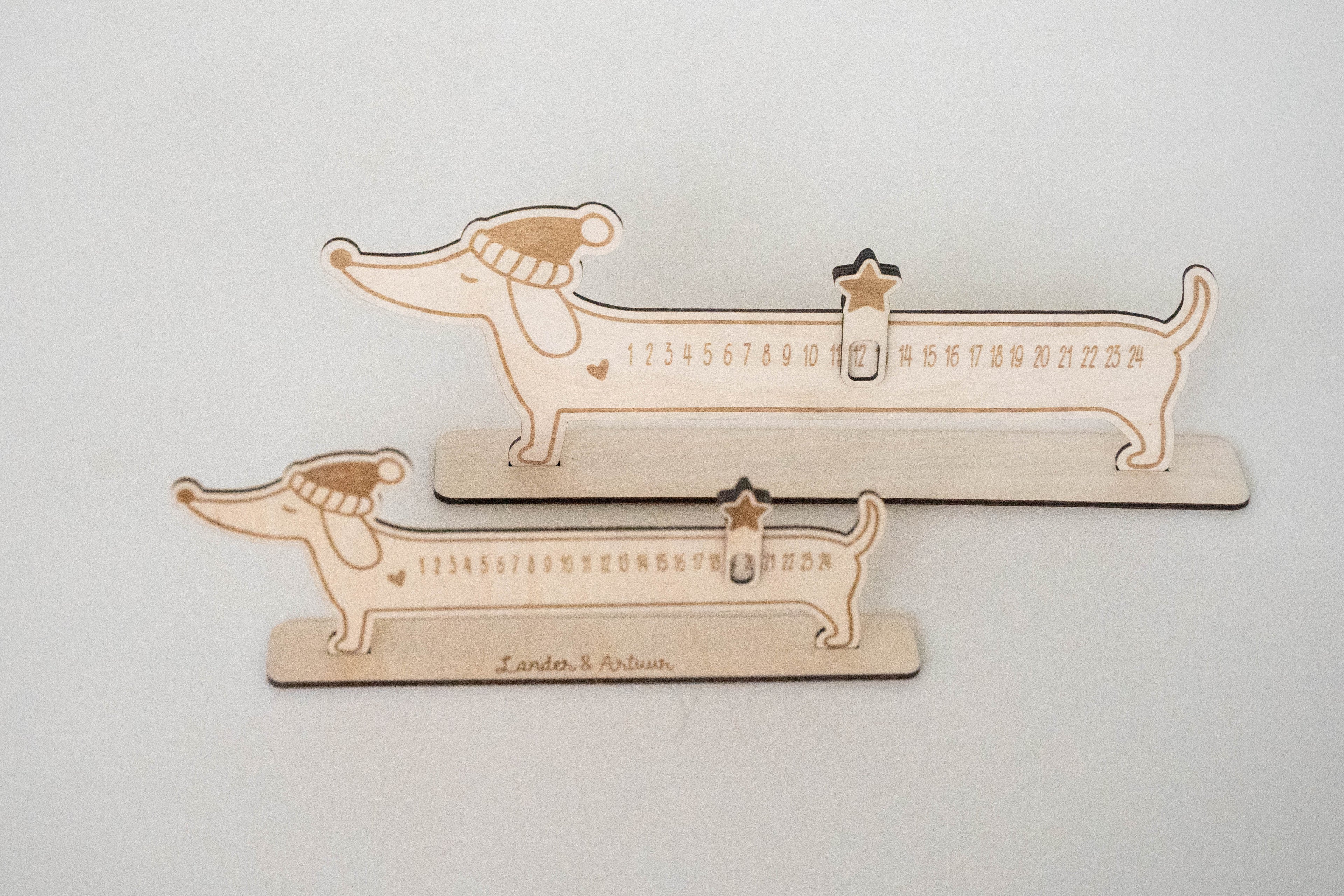 Aftelkalender Kerstmis hond