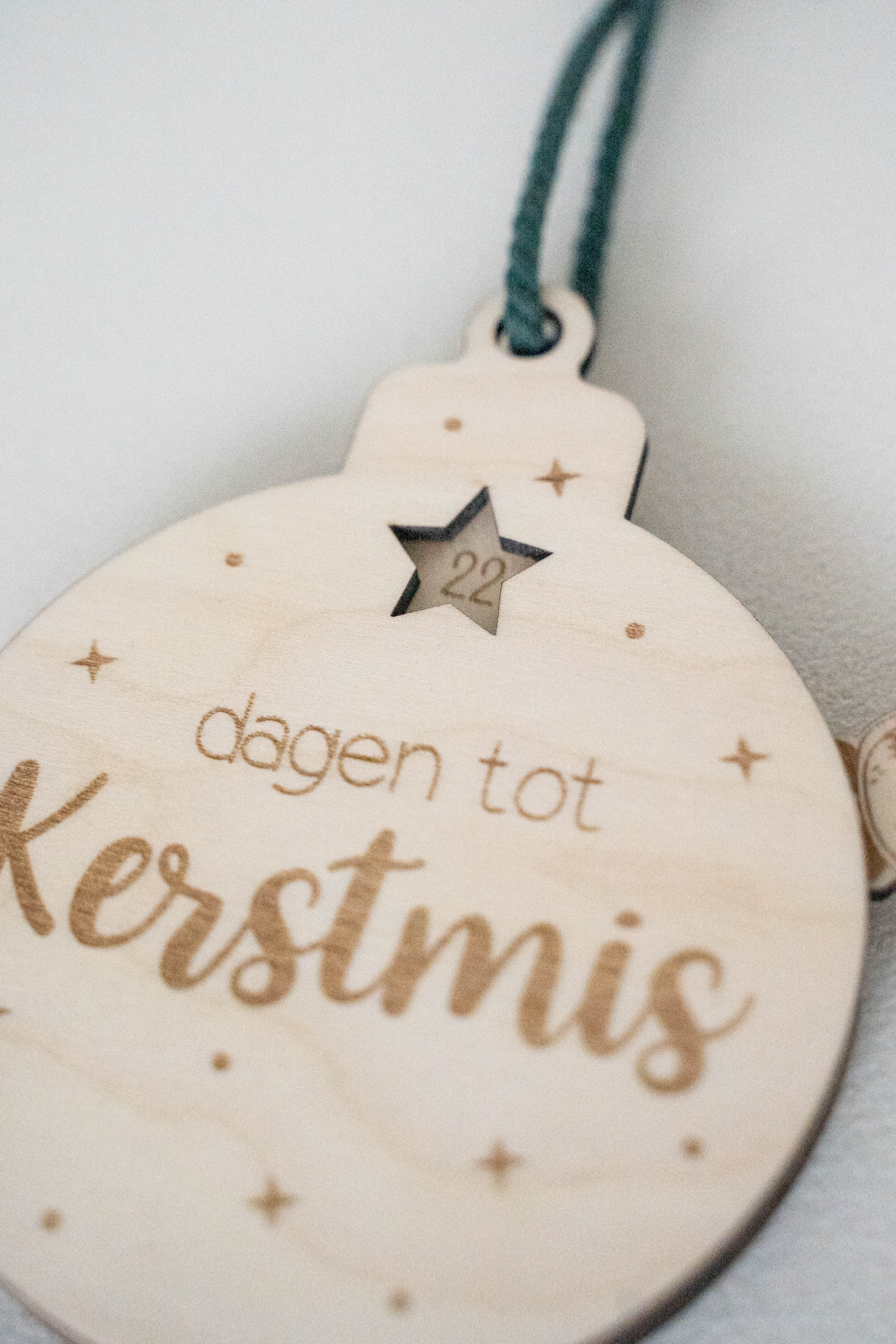 Aftelkalender Kerstmis hanger